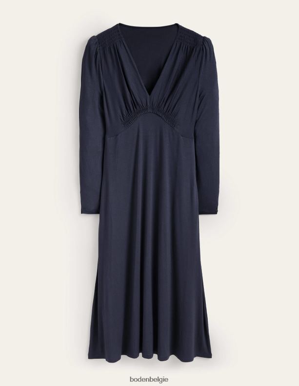 midi-theejurk van jersey Boden X8VRNV1378 kleding vrouwen marine