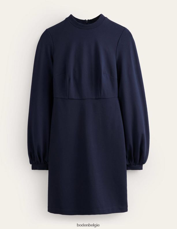 mini-jurk van blousonjersey Boden X8VRNV1315 kleding vrouwen marine