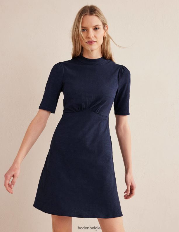 mini-jurk van jersey Boden X8VRNV1885 kleding vrouwen marine