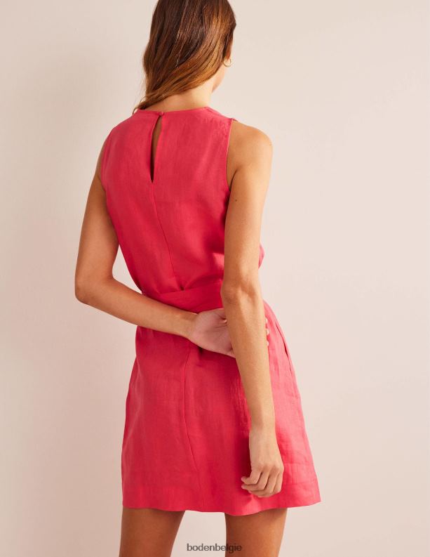 mouwloze linnen jurk Boden X8VRNV25 kleding vrouwen koraal