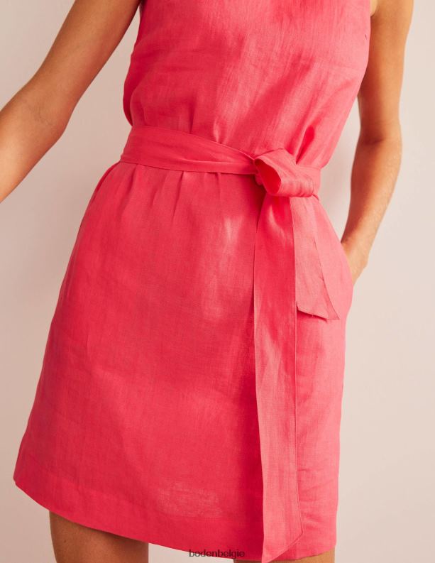 mouwloze linnen jurk Boden X8VRNV25 kleding vrouwen koraal