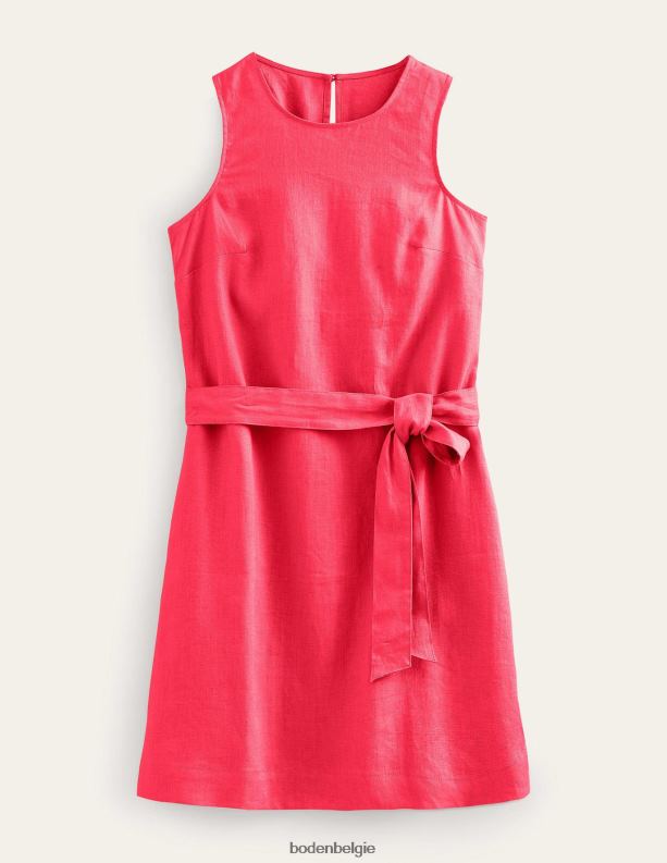 mouwloze linnen jurk Boden X8VRNV25 kleding vrouwen koraal