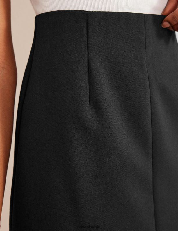 Minirok met bi-stretch Boden X8VRNV650 kleding vrouwen zwart