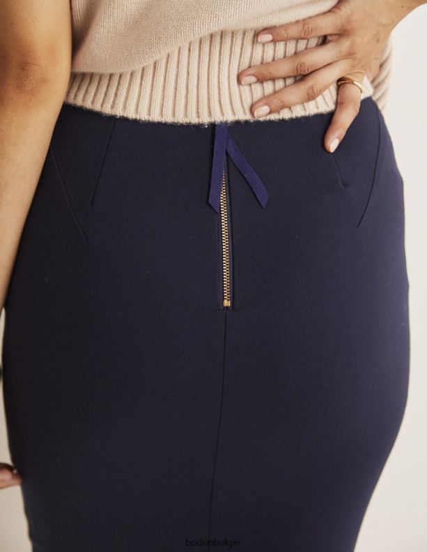 hampshire stretch jersey rok Boden X8VRNV647 kleding vrouwen marine