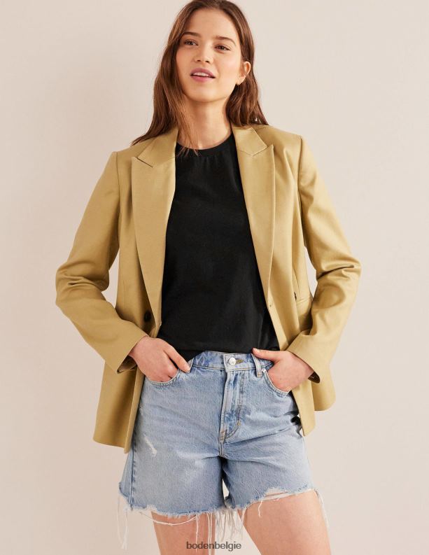 T-shirt van puur katoen met ronde hals Boden X8VRNV1811 kleding vrouwen zwart