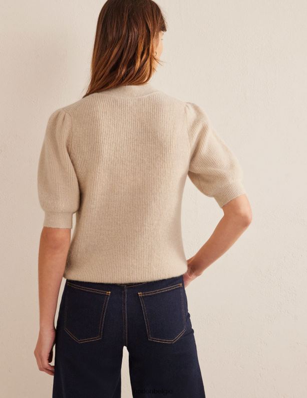 geribbelde pluizige top Boden X8VRNV1741 kleding vrouwen touw