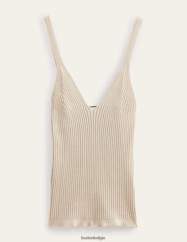 geribbelde vesttop Boden X8VRNV2075 kleding vrouwen touw