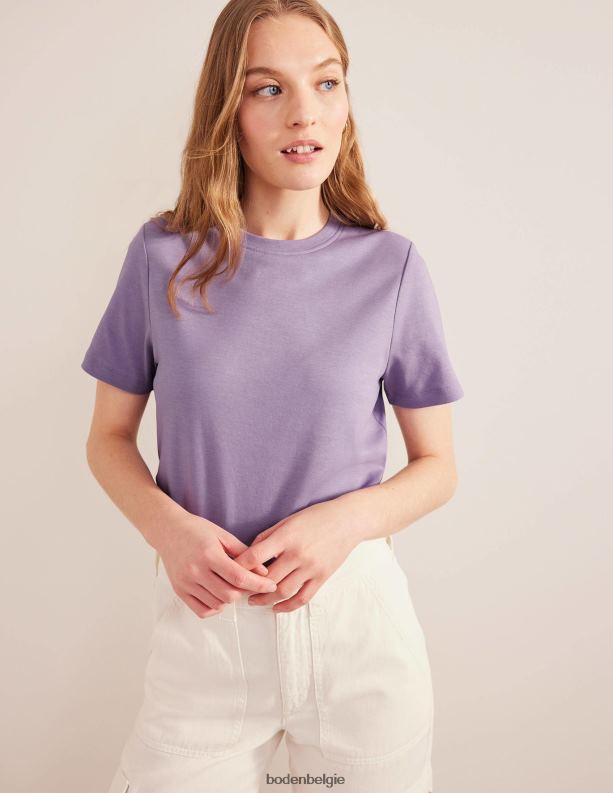 perfect katoenen t-shirt Boden X8VRNV2089 kleding vrouwen wilde distel