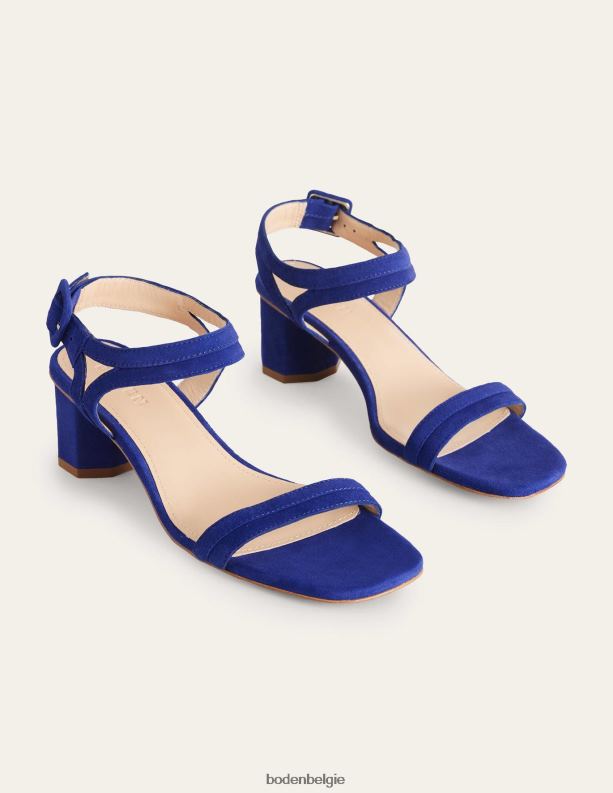 Sandalen met blokhak Boden X8VRNV704 schoenen vrouwen lapisblauw