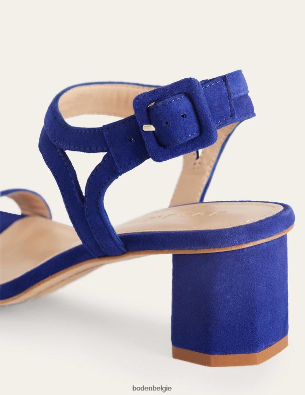 Sandalen met blokhak Boden X8VRNV704 schoenen vrouwen lapisblauw